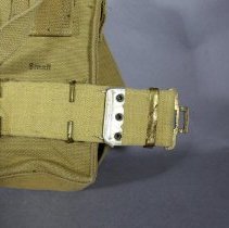 Waistbelt, front buckle, left side detail, reverse