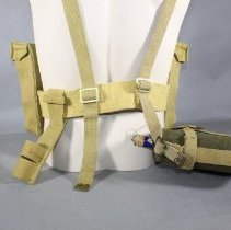 Waistbelt and braces, with accessories, back detail