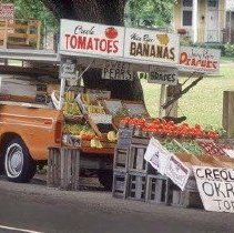 Produce vendor on Napoleon Avenue, New Orleans