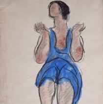 Isadora Duncan in Blue