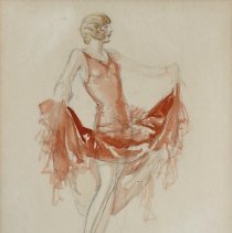 Woman, Red Dress