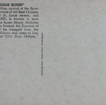 Napoleon House, Old New Orleans