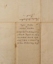 Deed for a Parcel of Land in Boxford, Massachusetts Belonging to Tyler and Abigail Porter, Parents of Rufus Porter