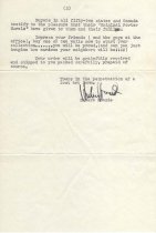 Letter from Old Porter Murals, Inc. to Ben Hildebrant and Frank Holland