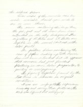 Letter from Benjamin Hildebrant to Jean Lipman