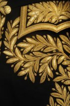 Detail of proper right pocket