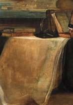 Detail of desk and map