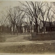 E. Alice Austen, [Rutgers College Buildings from Gate], 1891
