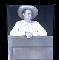 E. Alice Austen, [Peter Austen Leaning on a Door], ca. 1905