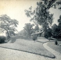 E. Alice Austen, [View of the path from the gate at Clear Comfort] 1891