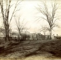 E. Alice Austen, [View toward the gate of Clear Comfort], ca. 1890.