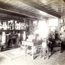 E. Alice Austen, [Interior view of parlor at Clear Comfort], ca. 1890.