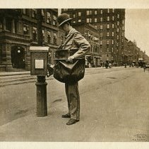 E. Alice Austen, Postman, 1896.