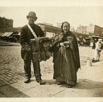 E. Alice Austen, Organ Grinder and Wife, Copyright 1896.