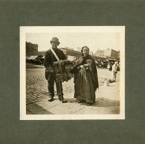 E. Alice Austen, Organ Grinder and Wife, Copyright 1896.