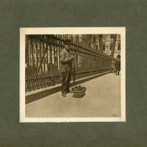 E. Alice Austen, Shoelace Peddler, copyright 1896.