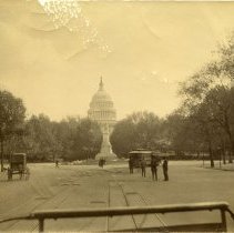 E. Alice Austen, First View of the Capitol, Washington, 1892.