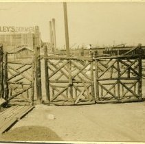E. Alice Austen, [Gate at Clear Comfort & Wrigley's Factory], 1930