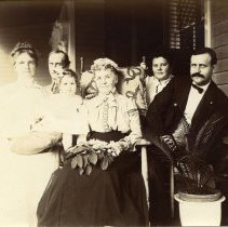 E. Alice Austen, [Group portrait on Porch] , ca. 1900