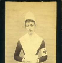 [Alice Austen in nurse uniform], ca. 1898