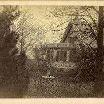 E. Alice Austen, End of the house from the hill, 1885
