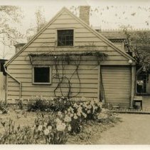 E. Alice Austen, [Backyard with Daffodils], 1933.