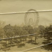 [World's first Ferris Wheel at World's Columbian Exposition]