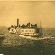 E. Alice Austen, [James W. Wadsworth Disinfecting Boat], ca. 1896