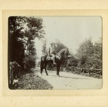 E. Alice Austen, [Man on Horseback], 1899
