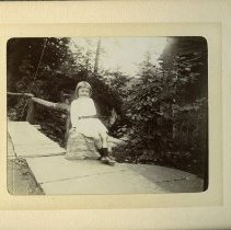 E. Alice Austen, [Boy Sitting on Rock], 1899