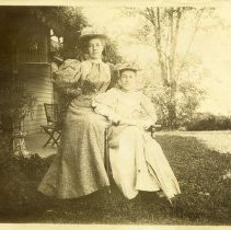 E. Alice Austen, [Alice Austen and Julia Martin at Clear Comfort], ca. 1885