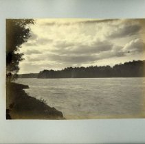 E. Alice Austen, [Lake with Trees], ca. 1890