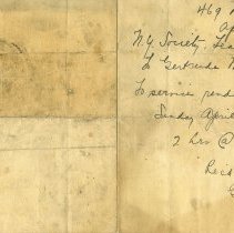 Receipt from the N.Y Society of Dance Teachers April 24 1917