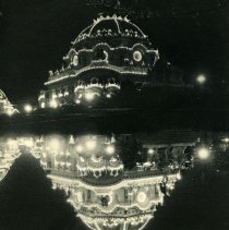 E. Alice Austen, [Temple of Music at Night: Pan American Expo], 1901.