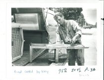 Checking animal trap