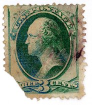 United States 3 cent stamp