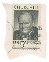 United States Churchill stamp