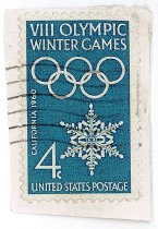 1960 olympic commemorative stamp