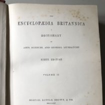 Encyclopedia Britannica 9th ed. Vol. 2