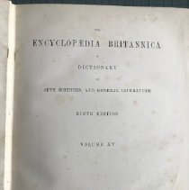 Encyclopedia Britannica 9th ed. Vol. 15
