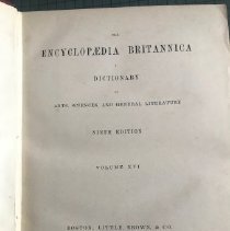 Encyclopedia Britannica 9th ed. Vol. 16