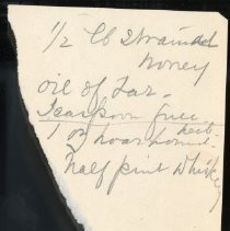 2020.7.8 Emma P Foster Cookbook Note Recipe Match To For A Cough