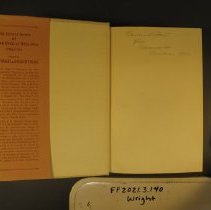 2021.3.140 Wright Signed Endpapers