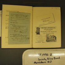 1990.2 Society Blue Brook Morristown Bookplate