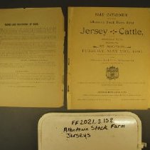 2021.3.158 Allentown Stock Farm Title Page Condition