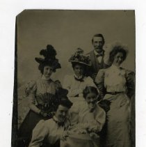 Ffp794 Group Tintype Including Thomas Louse And M. Von Bauker