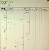 Bookkeeping Ledger 1910-1911