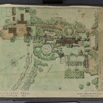 Plan of Merchiston Farm in Watercolor