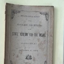 Hs1988.26 1879 Report