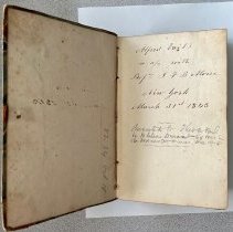 Hs1979.89 Endpapers Alfred Vail March 1843